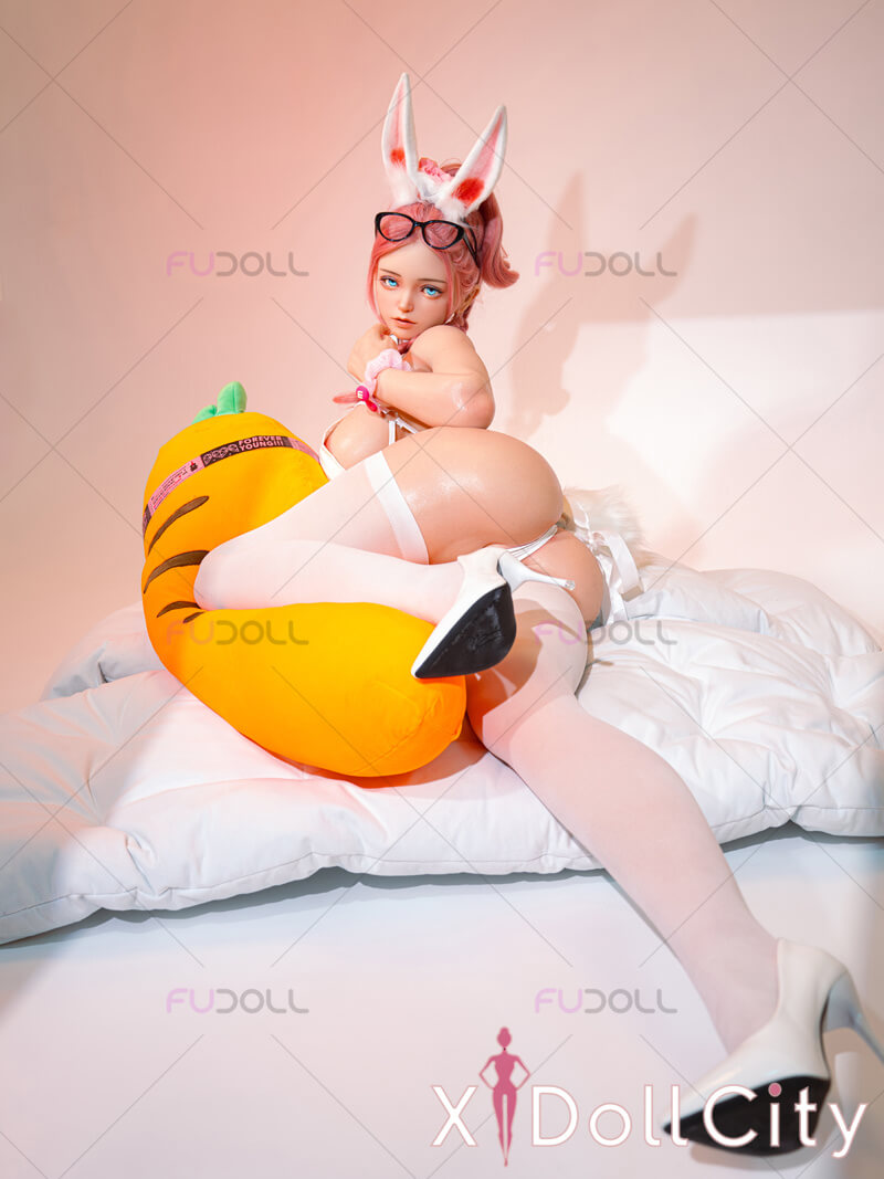 FUDOLL 奶昔 #YF007 157cm Jカップ フルシリコン リアルな肌質感付き 顎機能付き 魅惑の谷間 バニー ラブドール