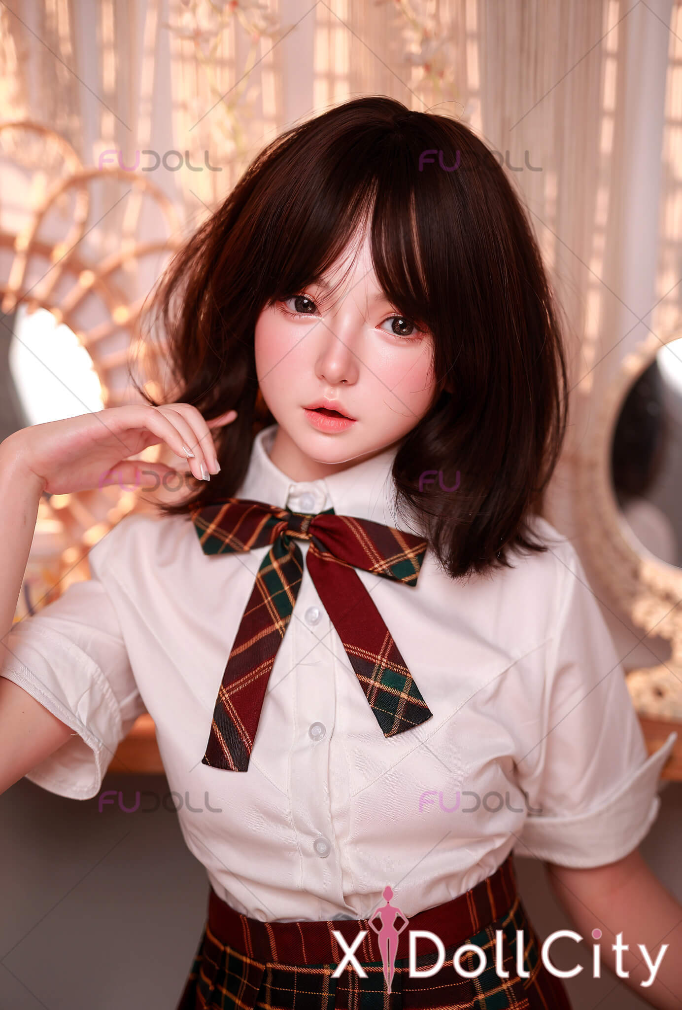 FUDOLL 曼一 #J027 146cm AAカップ 女子高生 リアル口腔 開閉機能可能 フルシリコン製 成人スタイルラブドール