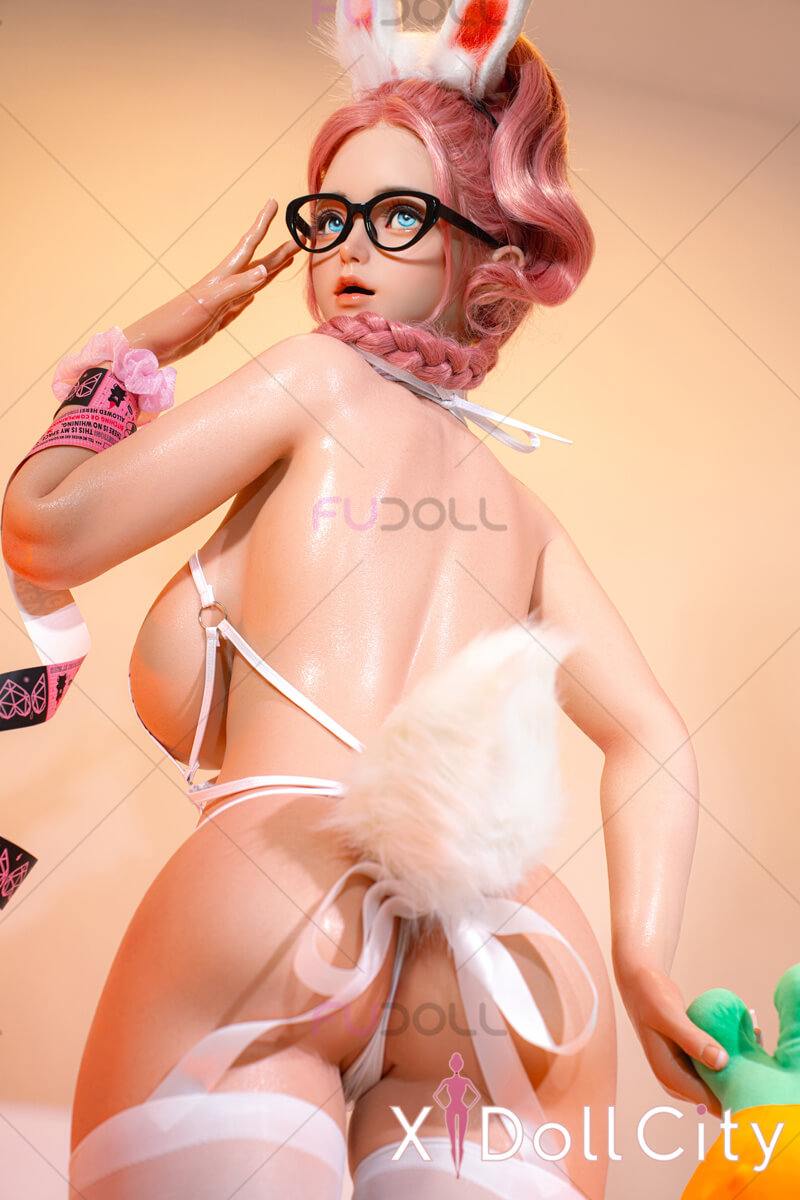 FUDOLL 奶昔 #YF007 157cm Jカップ フルシリコン リアルな肌質感付き 顎機能付き 魅惑の谷間 バニー ラブドール