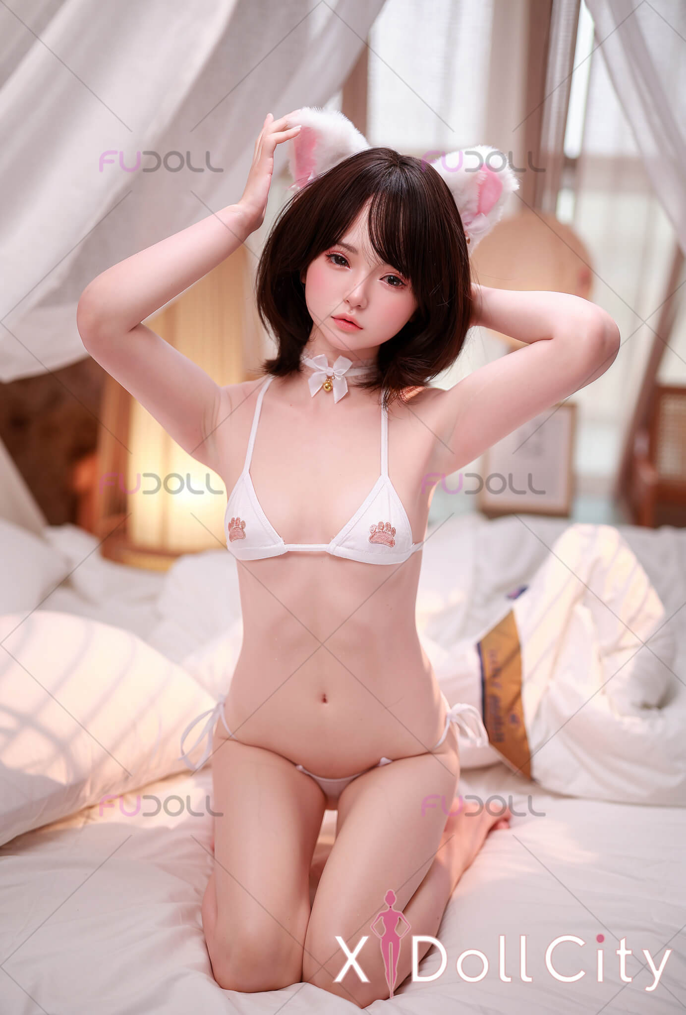 FUDOLL 曼一 #J027 146cm AAカップ 女子高生 リアル口腔 開閉機能可能 フルシリコン製 成人スタイルラブドール