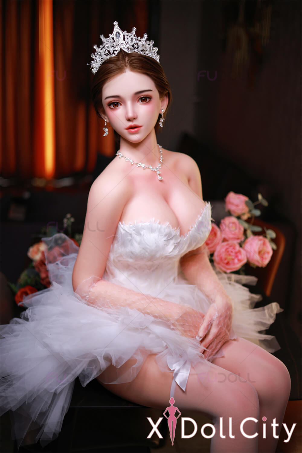 FUDOLL 白灵 #J033 163cm Eカップ フルシリコン 顎機能付き 上品 ナイスボディ ラブドール