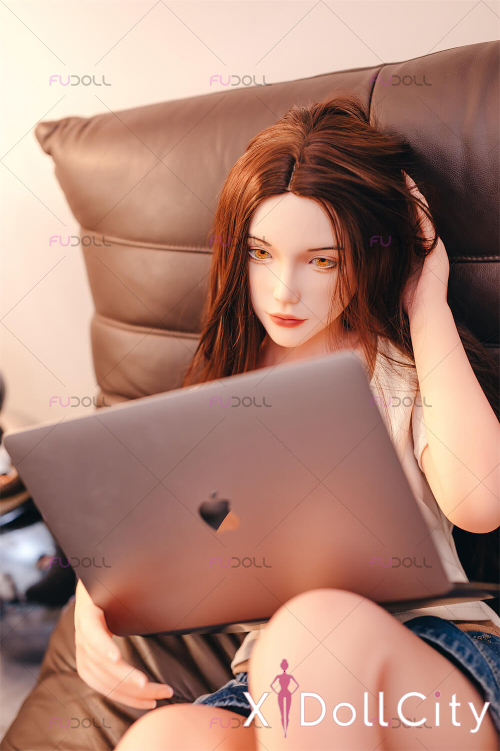 FUDOLL 伊芙 #J016 158cm Cカップ スーパー軽量化＆リアルな肌質感付き フルシリコン 顎機能付き ラブドール