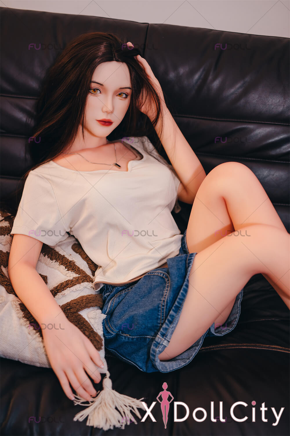 FUDOLL 伊芙 #J016 158cm Cカップ スーパー軽量化＆リアルな肌質感付き フルシリコン 顎機能付き ラブドール