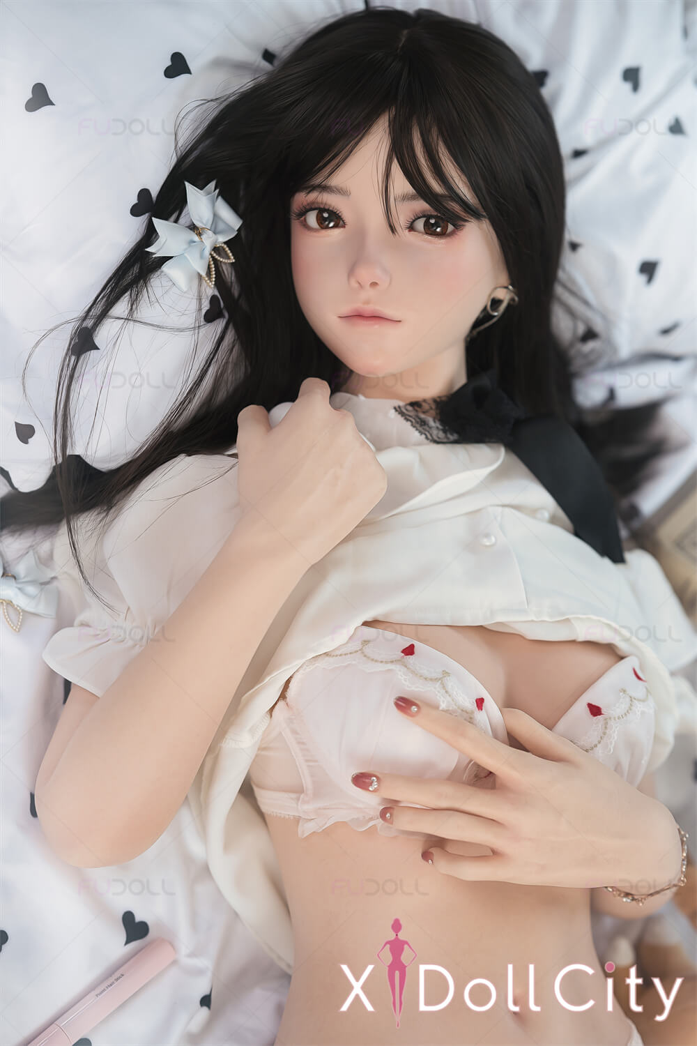 FUDOLL 小璐 #J024 150cm Aカップ フルシリコン 顎機能付き 清楚系 美少女 成人スタイルラブドール