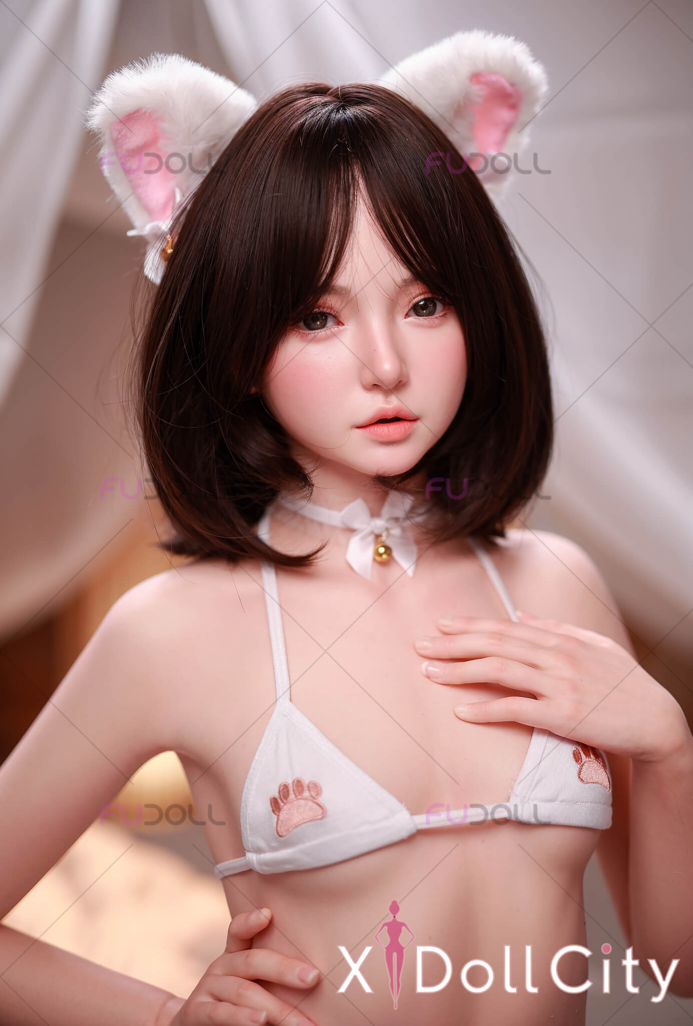 FUDOLL 曼一 #J027 146cm AAカップ 女子高生 リアル口腔 開閉機能可能 フルシリコン製 成人スタイルラブドール