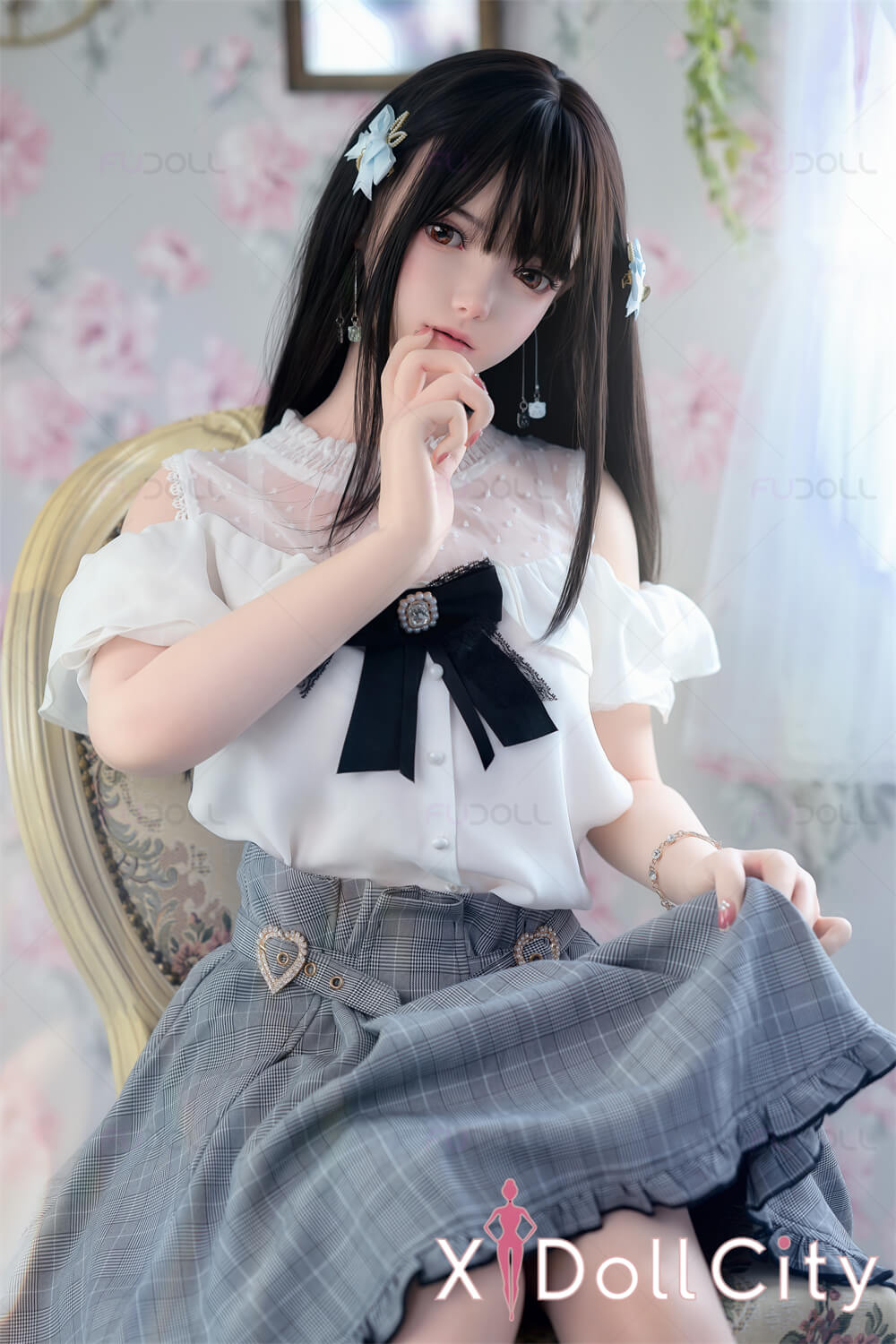 FUDOLL 小璐 #J024 150cm Aカップ フルシリコン 顎機能付き 清楚系 美少女 成人スタイルラブドール