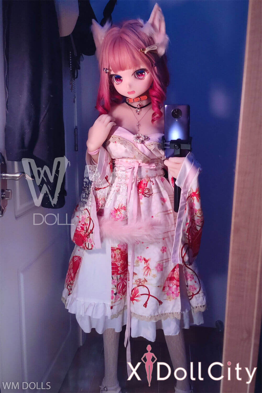 WM Doll 風鈴 146cm Bカップ #Y001 TPE製 猫娘お姫様風アニメドール 成人スタイルラブドール
