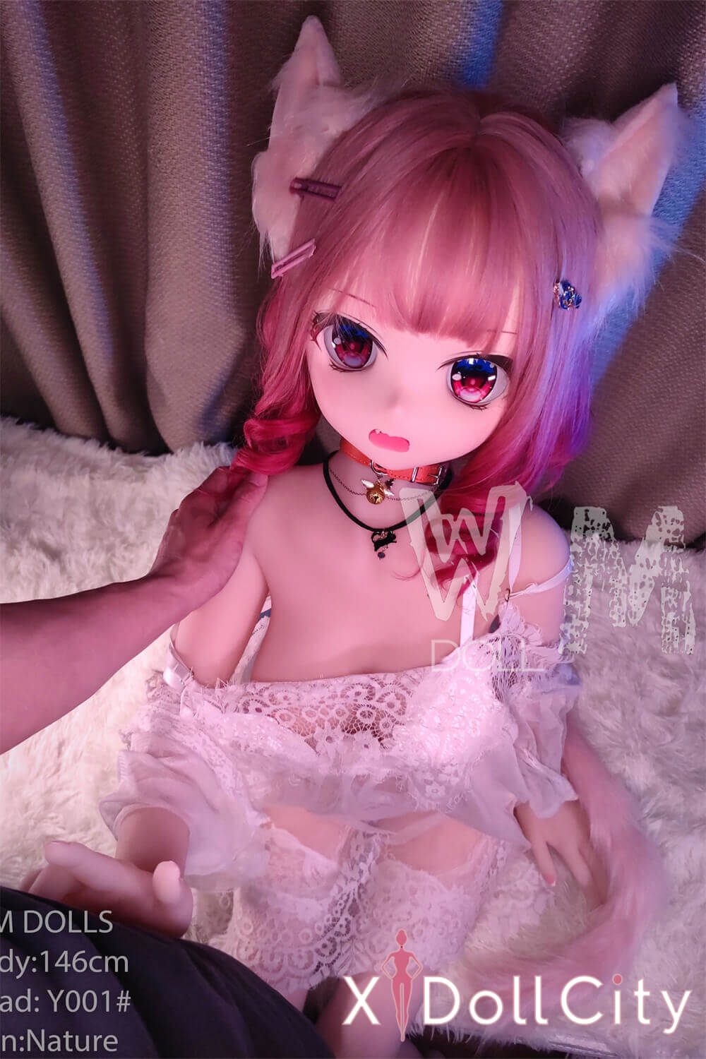 WM Doll 風鈴 146cm Bカップ #Y001 TPE製 猫娘お姫様風アニメドール 成人スタイルラブドール