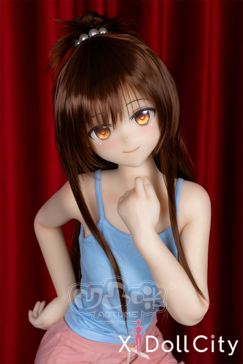 Aotume Doll #127ヘッド 145cm Bカップ 『To LOVEる -とらぶる-』 結城美柑 フルシリコン コスプレ系 成人スタイルラブドール 新品