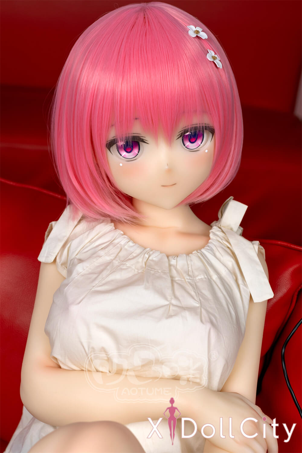 Aotume Doll #128ヘッド 145cm Dカップ 『To LOVEる -とらぶる-』モモ・ベリア・デビルーク フルシリコン 美乳 コスプレ系 成人スタイルラブドール 新品