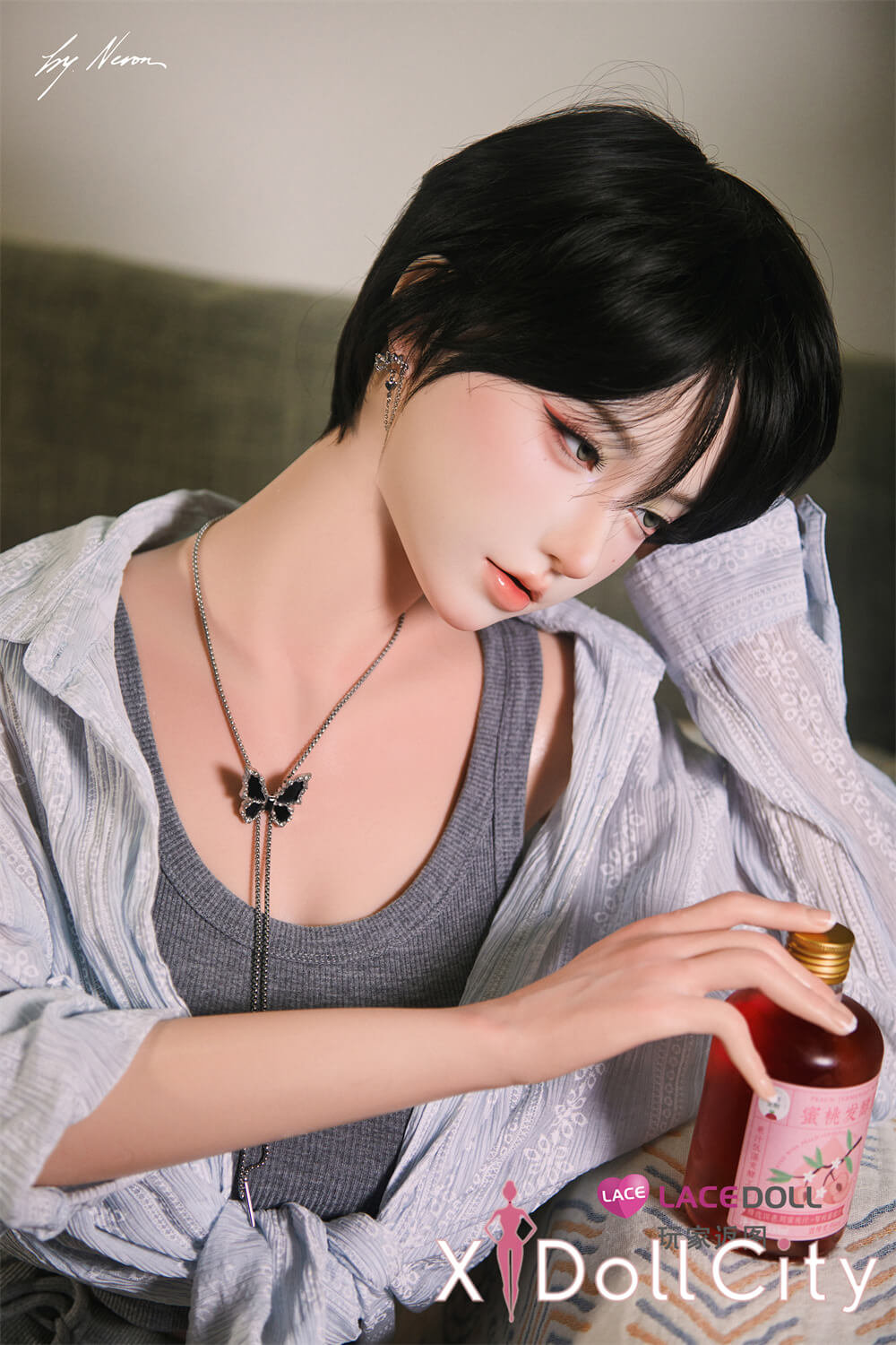 Lacedoll 晚冰 163cm Hカップ フルシリコン ボディ選択可 魅惑のリアル彼女 ラブドール