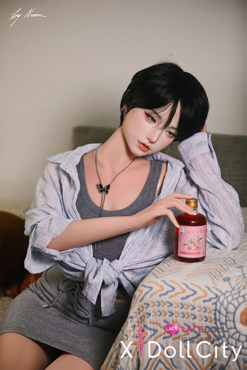 Lacedoll 晚冰 163cm Hカップ フルシリコン ボディ選択可 魅惑のリアル彼女 ラブドール