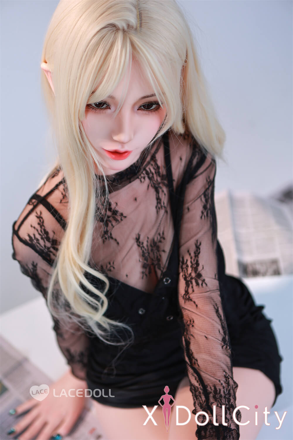 Lacedoll 暮雪 168cm Dカップ フルシリコン ボディ選択可 金髪長身レース美女 ラブドール