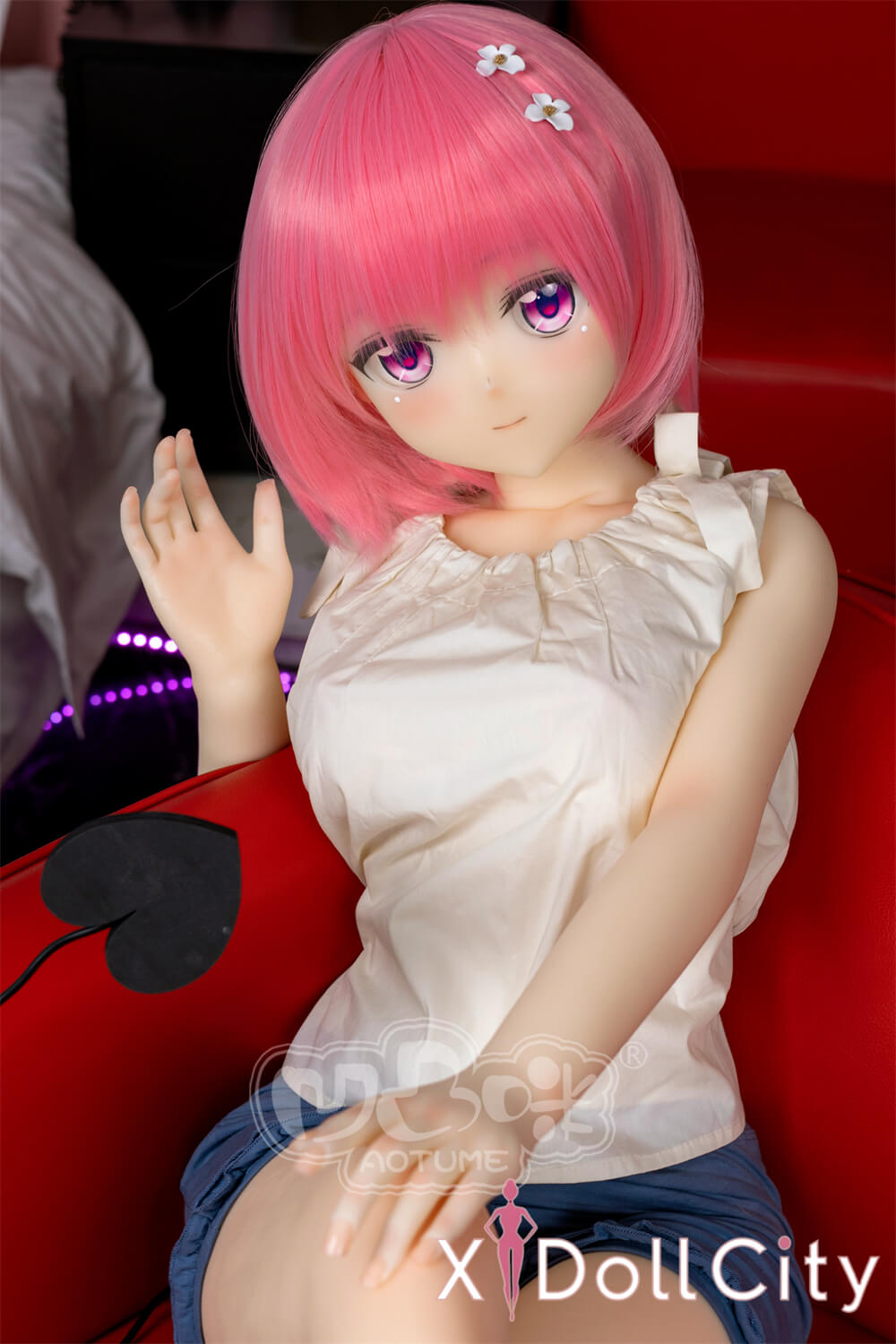 Aotume Doll #128ヘッド 145cm Dカップ 『To LOVEる -とらぶる-』モモ・ベリア・デビルーク フルシリコン 美乳 コスプレ系 成人スタイルラブドール 新品
