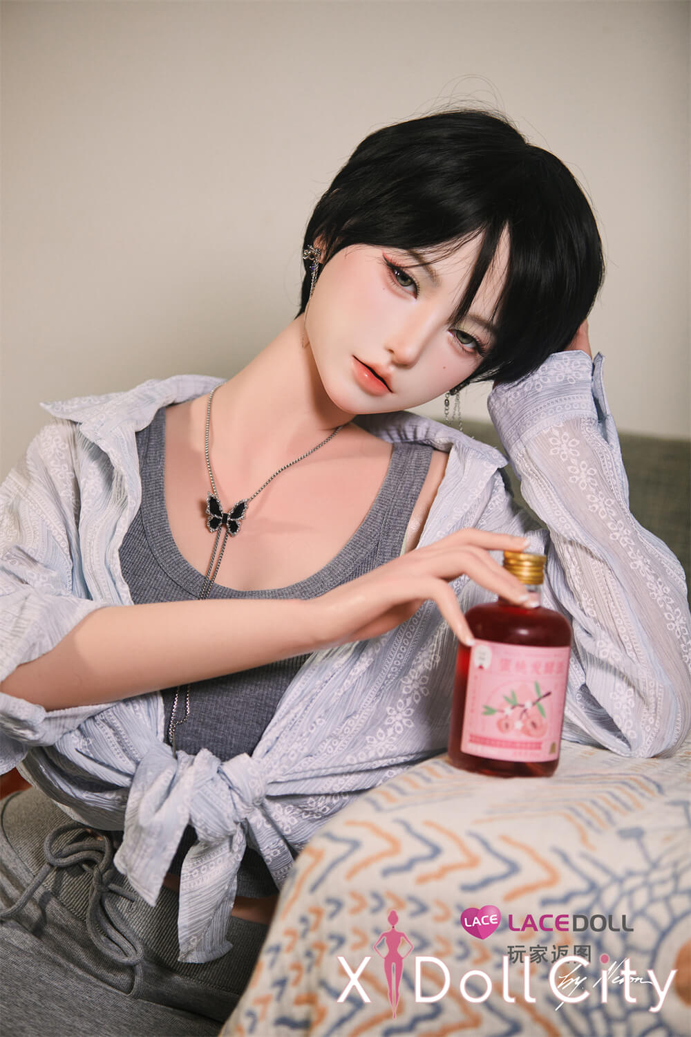 Lacedoll 晚冰 163cm Hカップ フルシリコン ボディ選択可 魅惑のリアル彼女 ラブドール