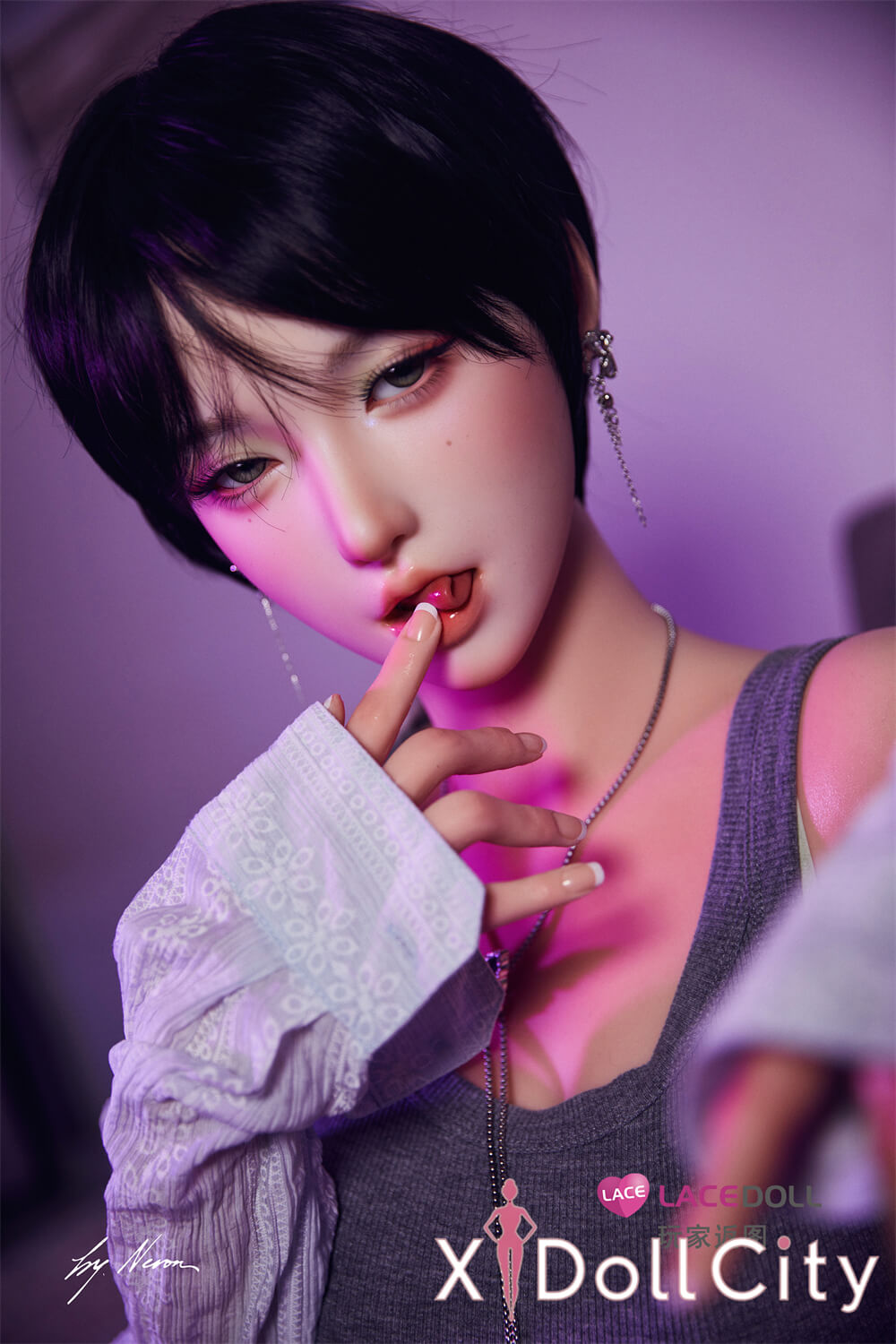 Lacedoll 晚冰 163cm Hカップ フルシリコン ボディ選択可 魅惑のリアル彼女 ラブドール