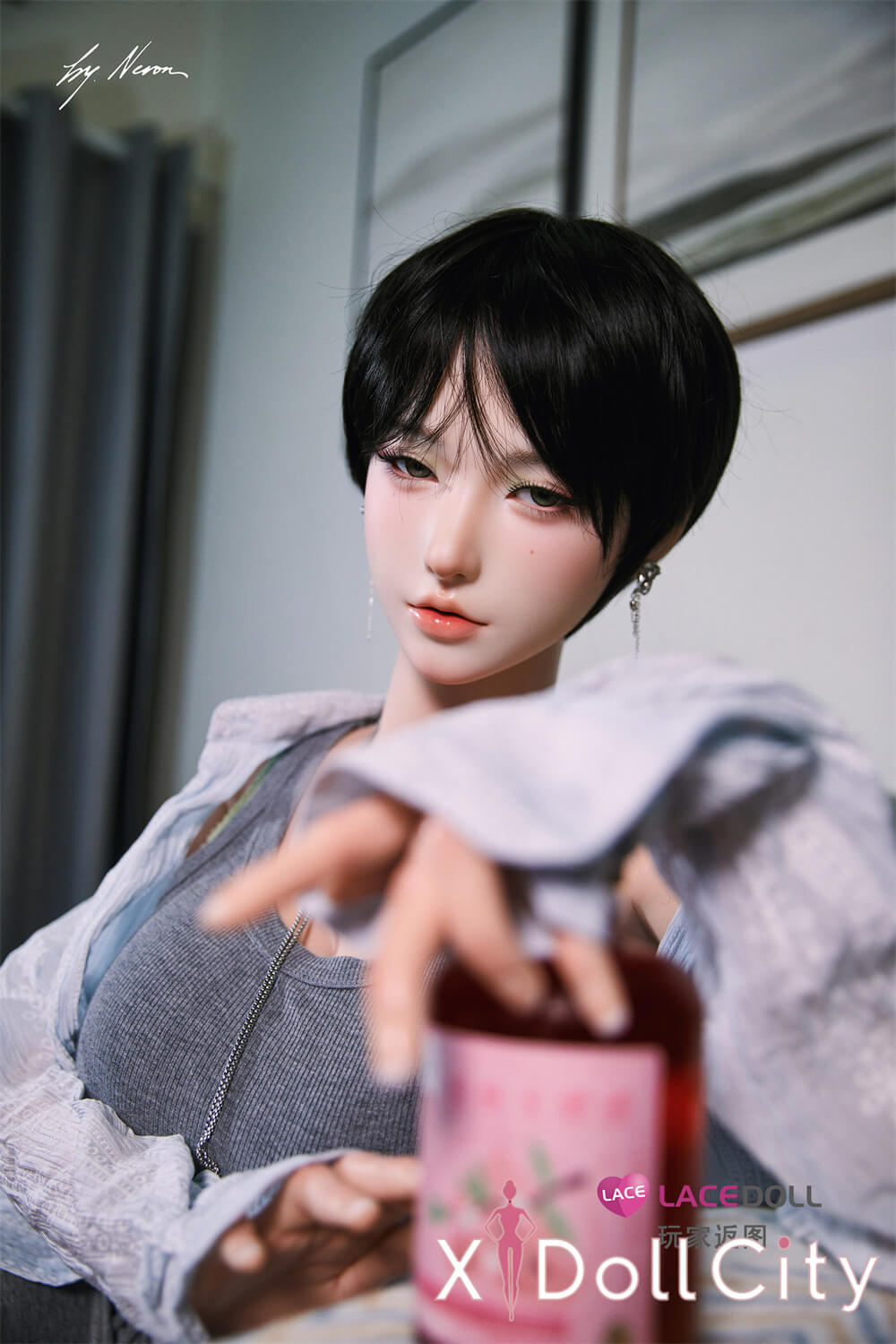 Lacedoll 晚冰 163cm Hカップ フルシリコン ボディ選択可 魅惑のリアル彼女 ラブドール