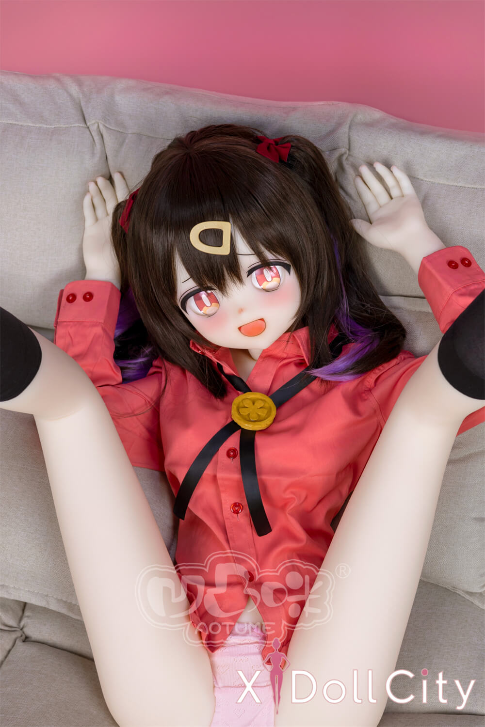 Aotume Doll #130ヘッド Bカップ 『お兄ちゃんはおしまい!』緒山美波里 フルTPE製 双馬尾小悪魔 コスプレ系 成人スタイルラブドール 新品