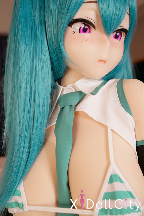 Irokebijin 色気美人   Akane 148cm Fカップ フルシリコン 初音ミク風コス 甘い照れ顔 コスプレ系 成人スタイルラブドール 新品