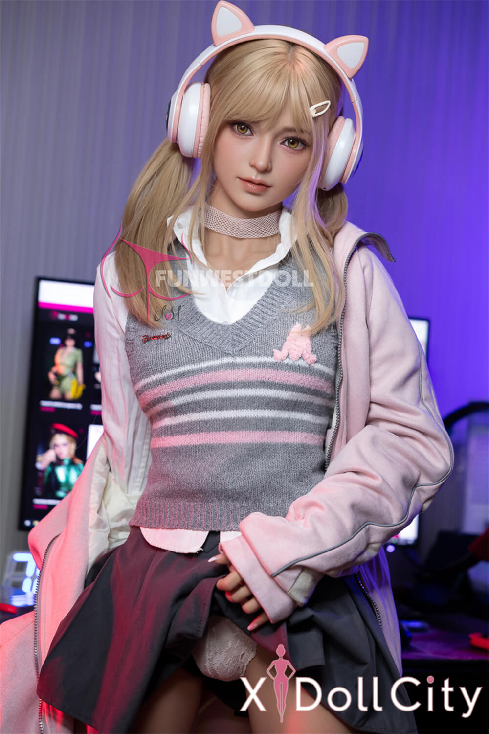 FunWest Doll Alice 159cm Aカップ Natural肌 #038 癒し系ゲーム少女 ラブドール