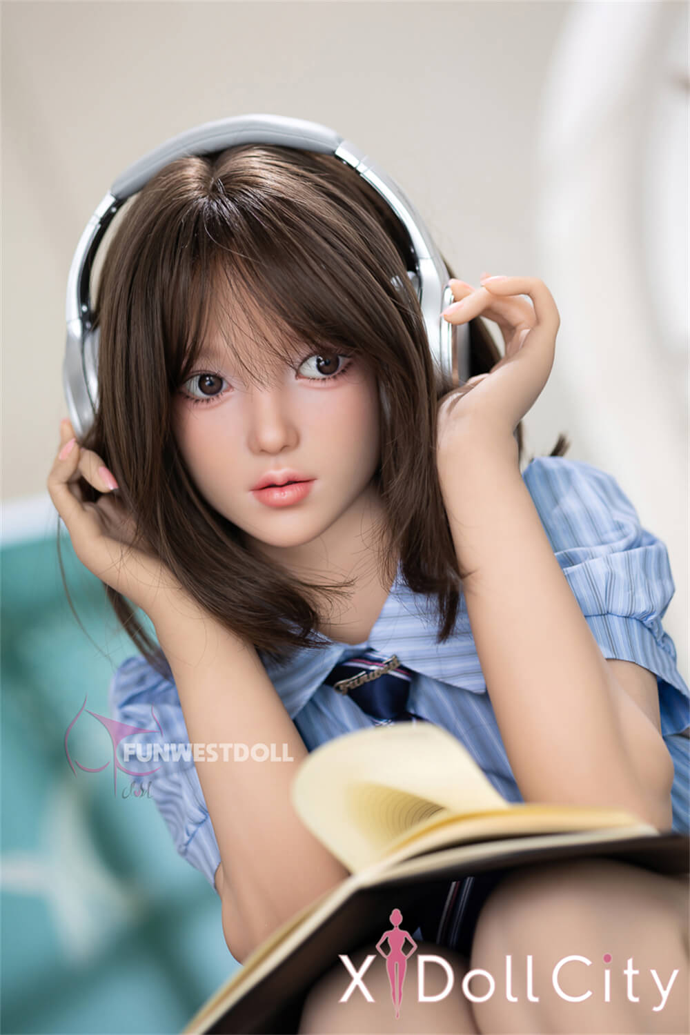 FunWest Doll Nika 155cm Fカップ #053 Natural肌 楚々 巨乳 美人 ラブドール