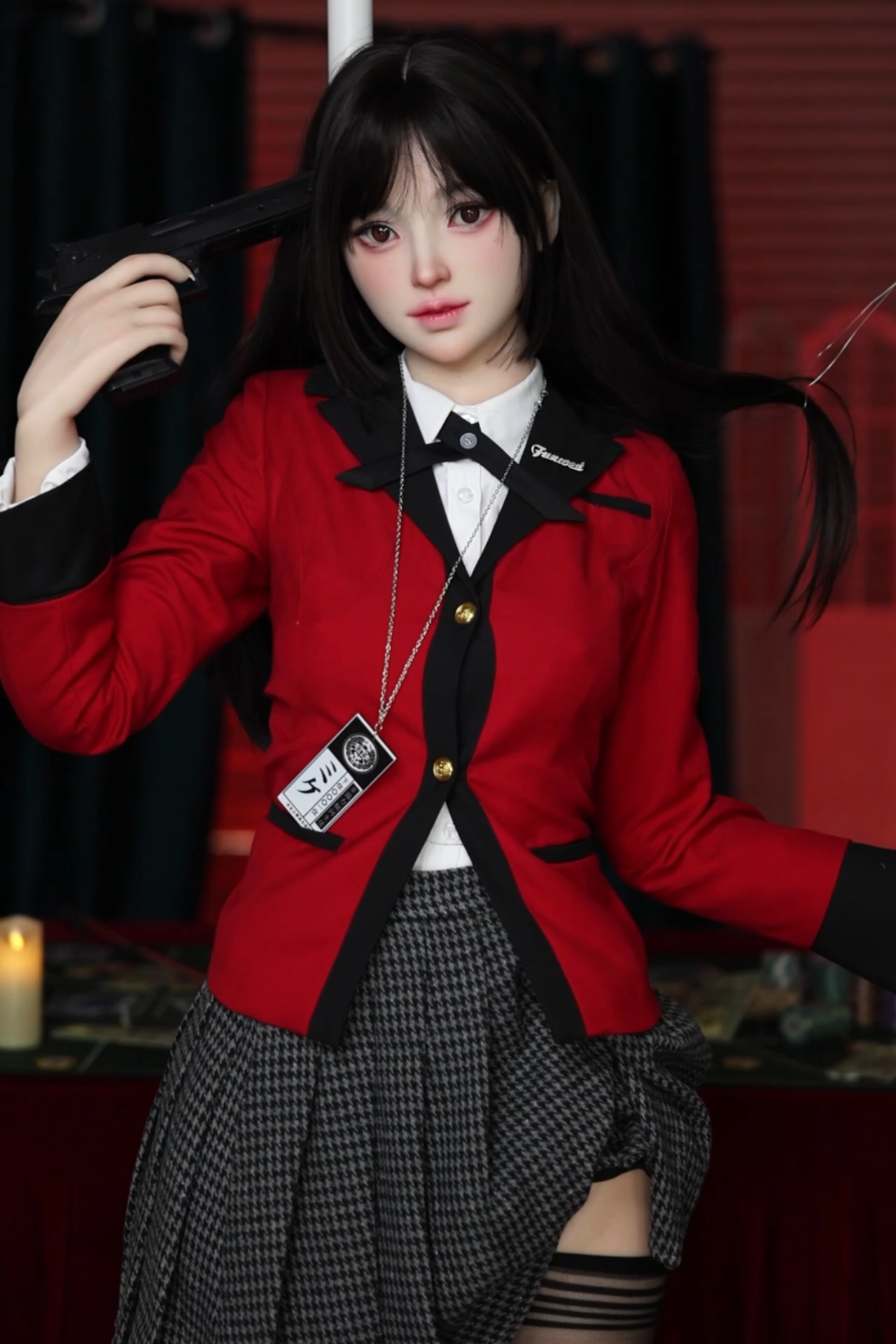 FunWest Doll Alice #038S 159cm Aカップ White肌 フルシリコン 「賭ケグルイ」蛇喰夢子 コスプレ系 ラブドール