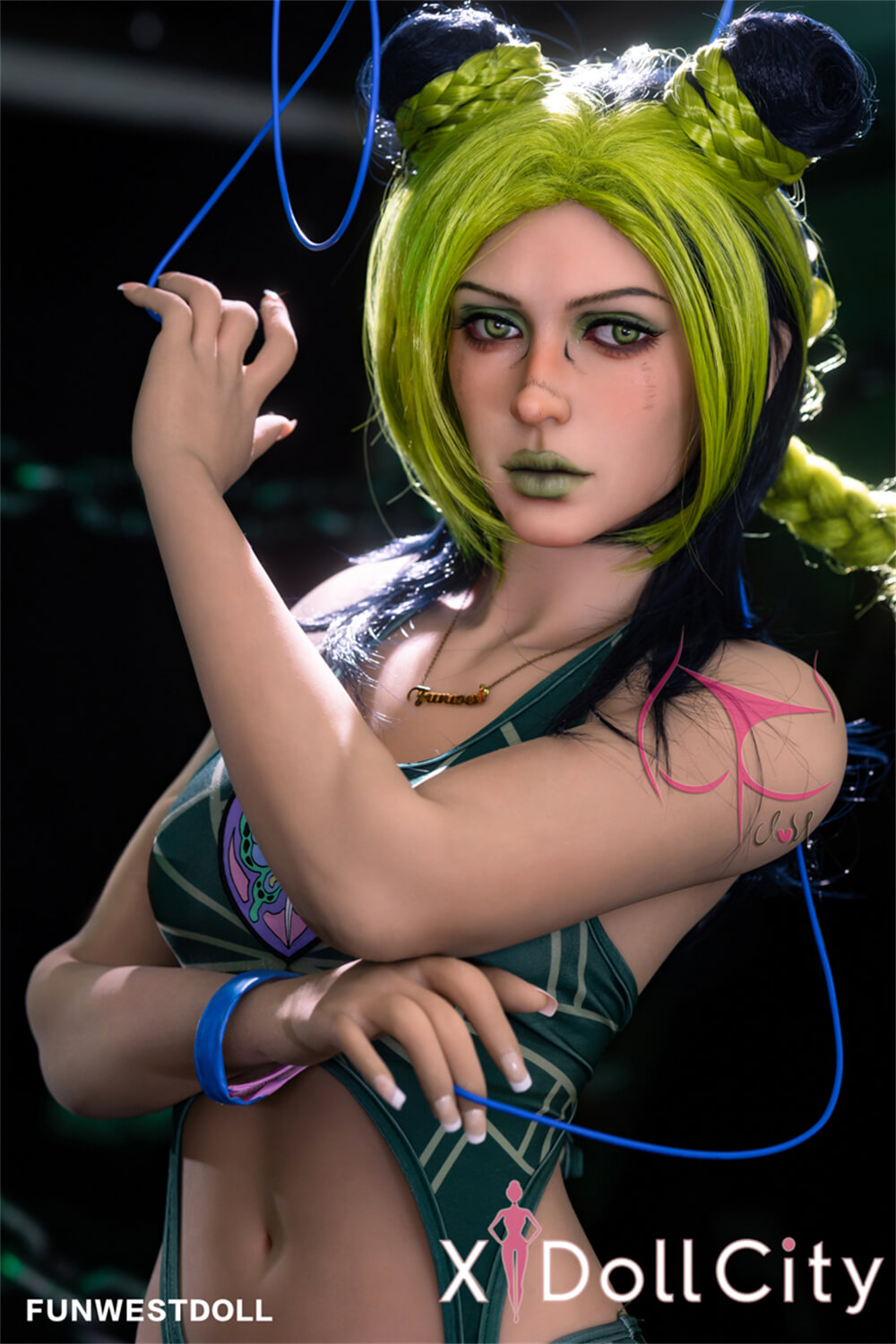 FunWest Doll Elina #033 159cm Aカップ Natural肌 JOJO石之海 徐倫インスパイア コスプレ系 カッコイイ 次元を超える ラブドール