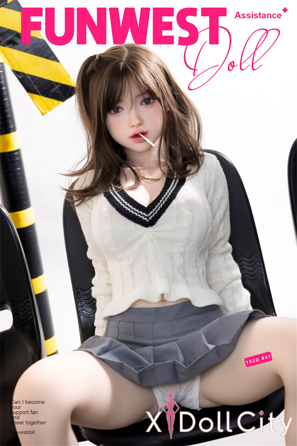 FunWest Doll Amy 152cm Dカップ #041 ホワイト肌 小動物系 楚々 愛嬌 ダッチワイフ