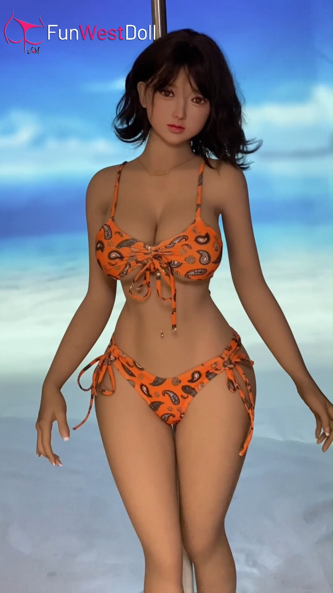 FunWest Doll Amy 157cm Gカップ #041 Natural肌 綺麗 童顔巨乳 水着姿 ラブドール