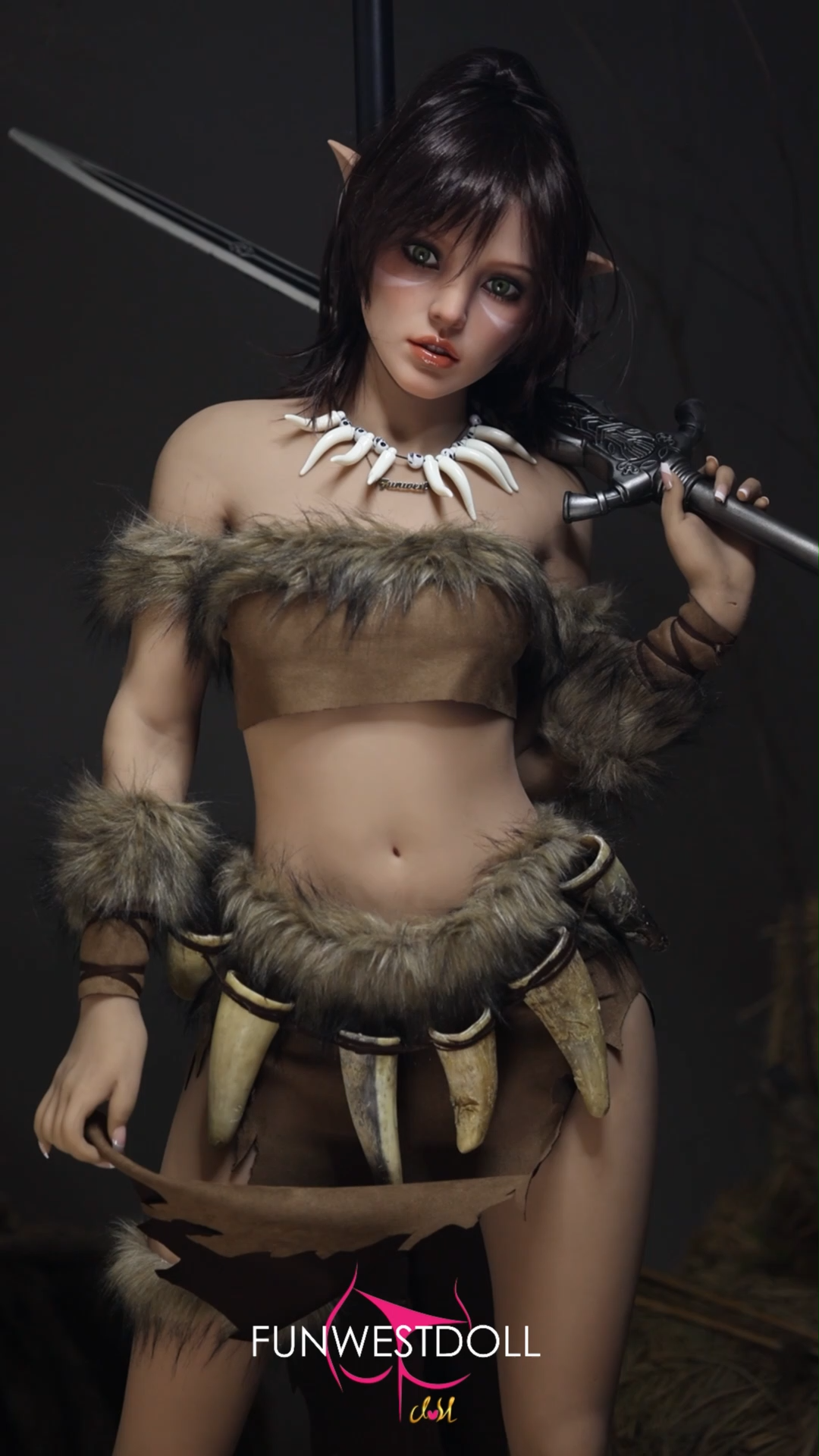 FunWest Doll Kylie #040 159cm Aカップ Natural肌 ワイルド ちっぱい ラブドール