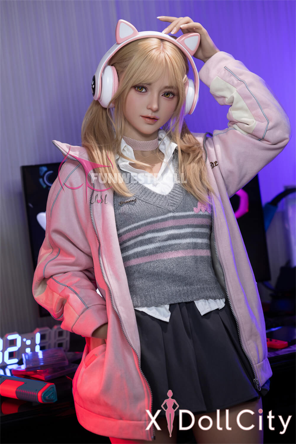 FunWest Doll Alice 159cm Aカップ Natural肌 #038 癒し系ゲーム少女 ラブドール