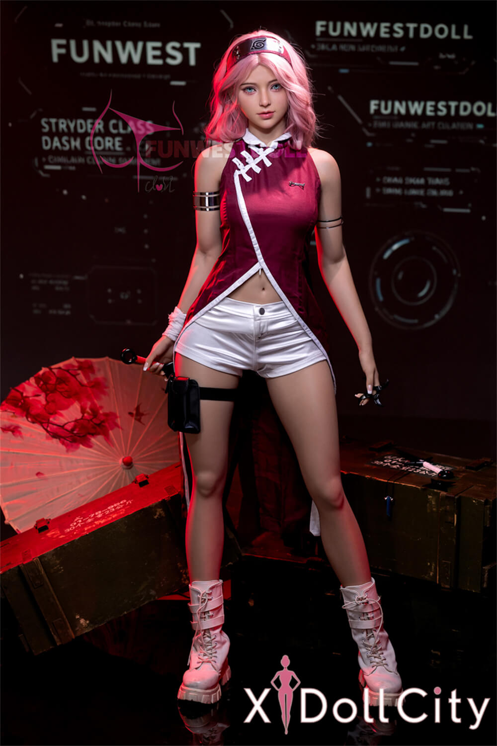 FunWest Doll Alice 159cm Aカップ Natural肌 #038 「NARUTO -ナルト-」春野サクラ コスプレ系 可愛い ラブドール