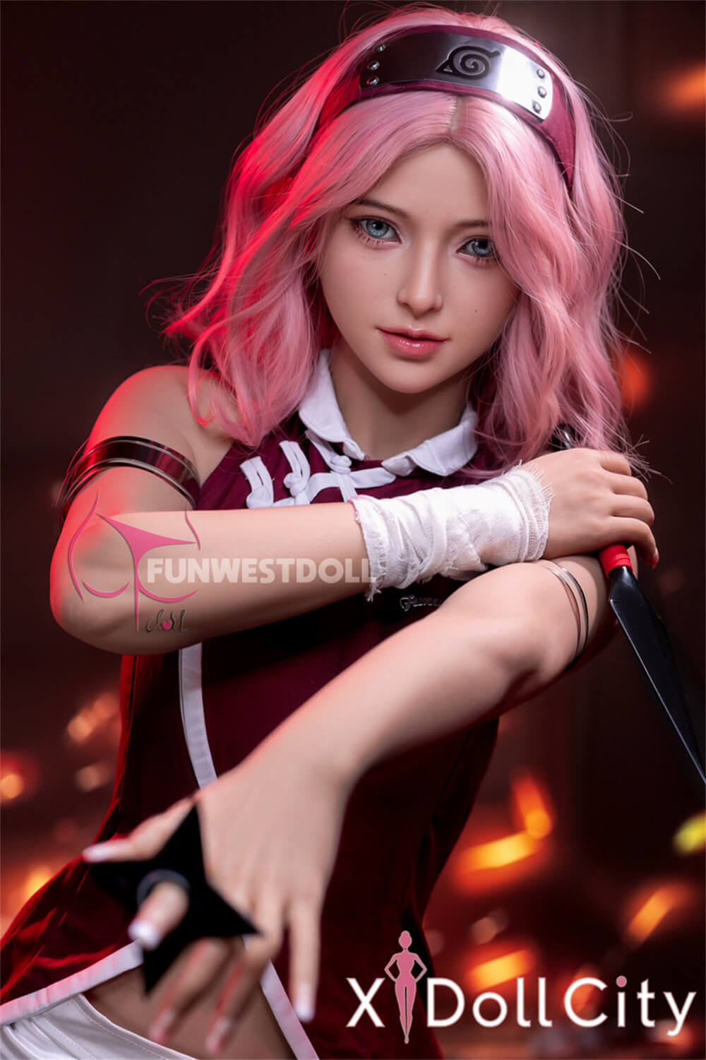 FunWest Doll Alice 159cm Aカップ Natural肌 #038 「NARUTO -ナルト-」春野サクラ コスプレ系 可愛い ラブドール