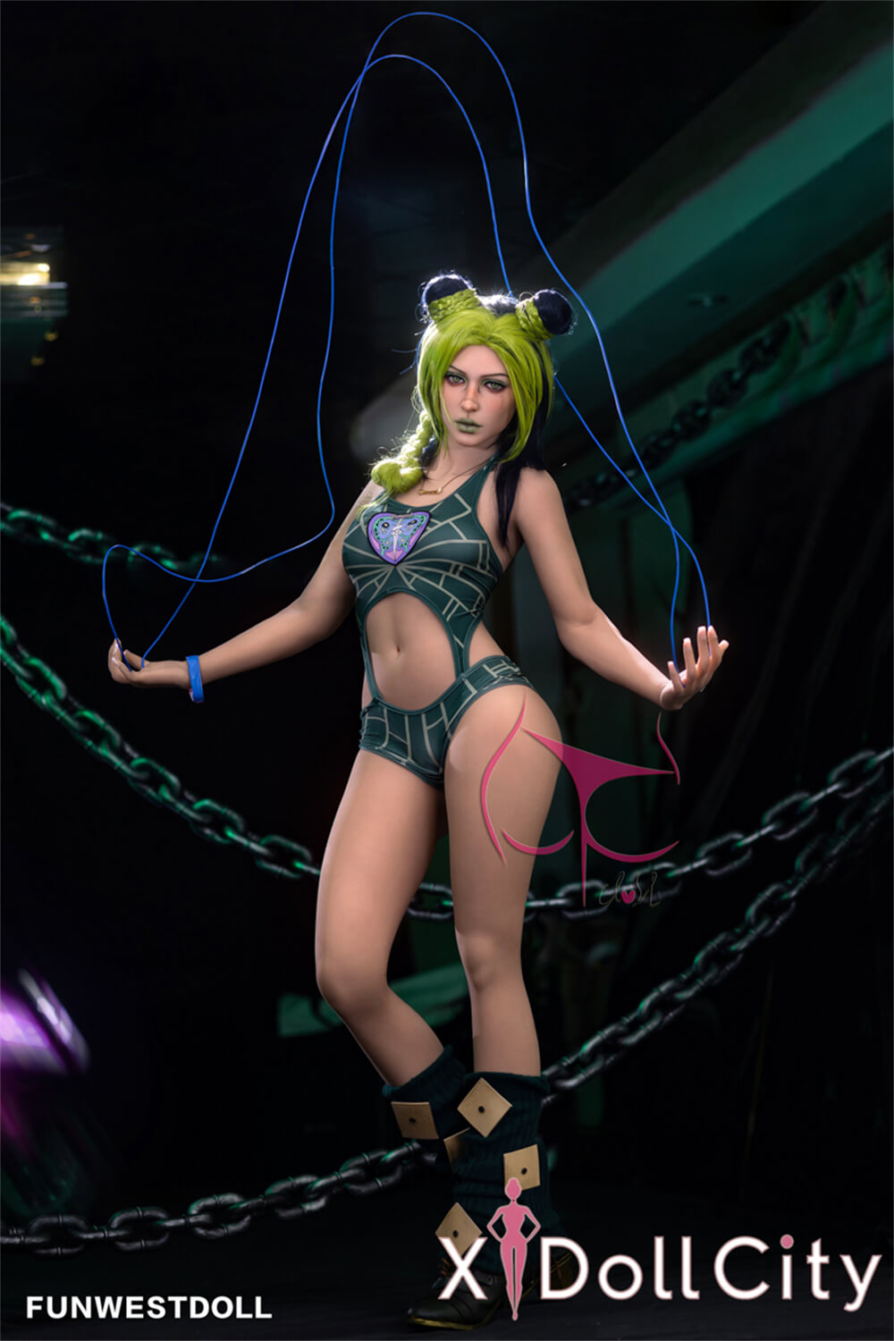 FunWest Doll Elina #033 159cm Aカップ Natural肌 JOJO石之海 徐倫インスパイア コスプレ系 カッコイイ 次元を超える ラブドール