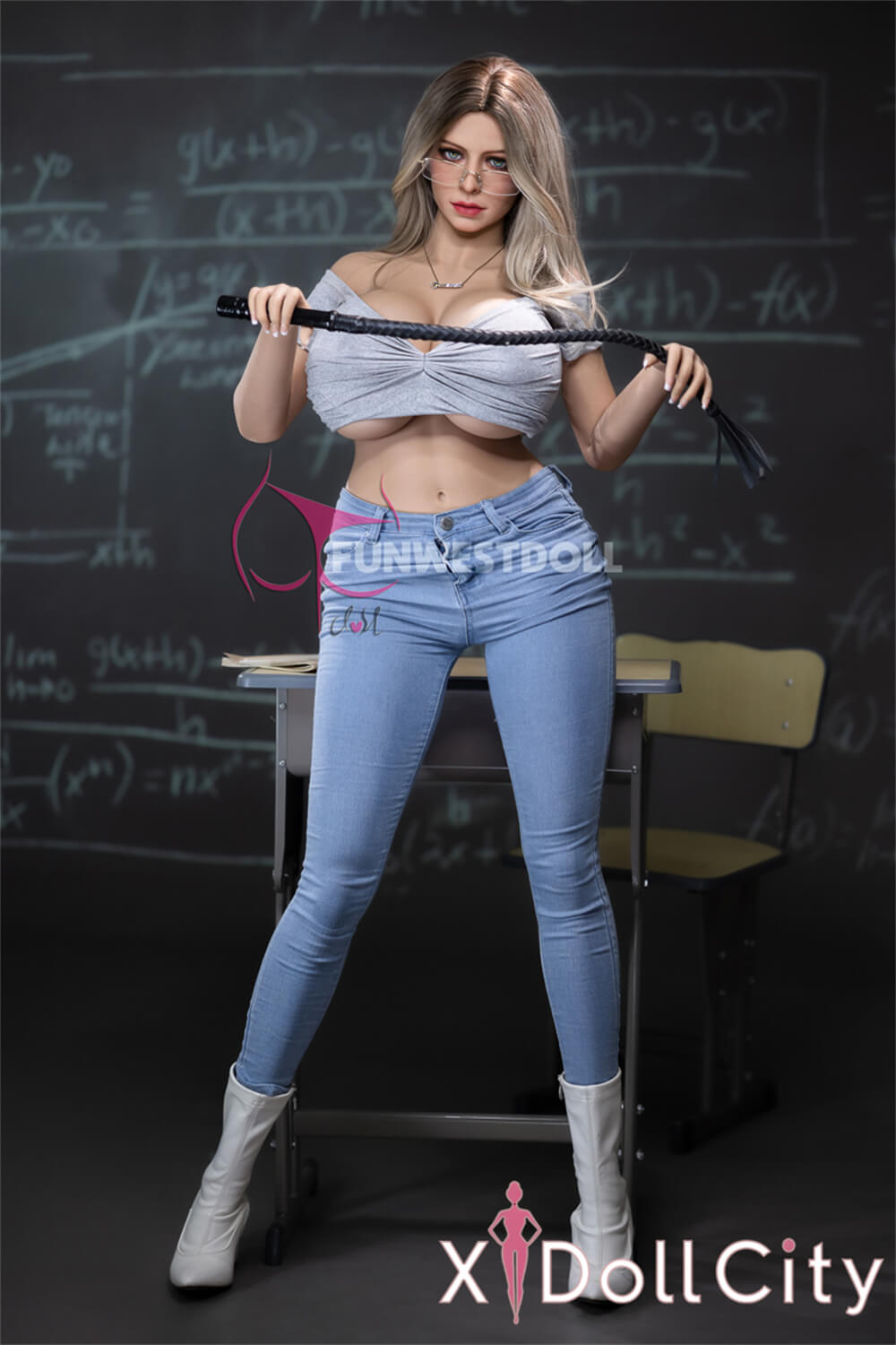 FunWest Doll Zoey #034 165cm Kカップ Natural肌 セクシー教師風 ドS女王系 ラブドール