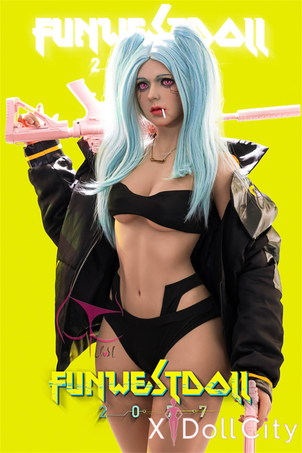 FunWest Doll Assos #030 157cm Cカップ Natural肌 「サイバーパンク2077」レベッカ コスプレ系 ギャル 美乳 ラブドール
