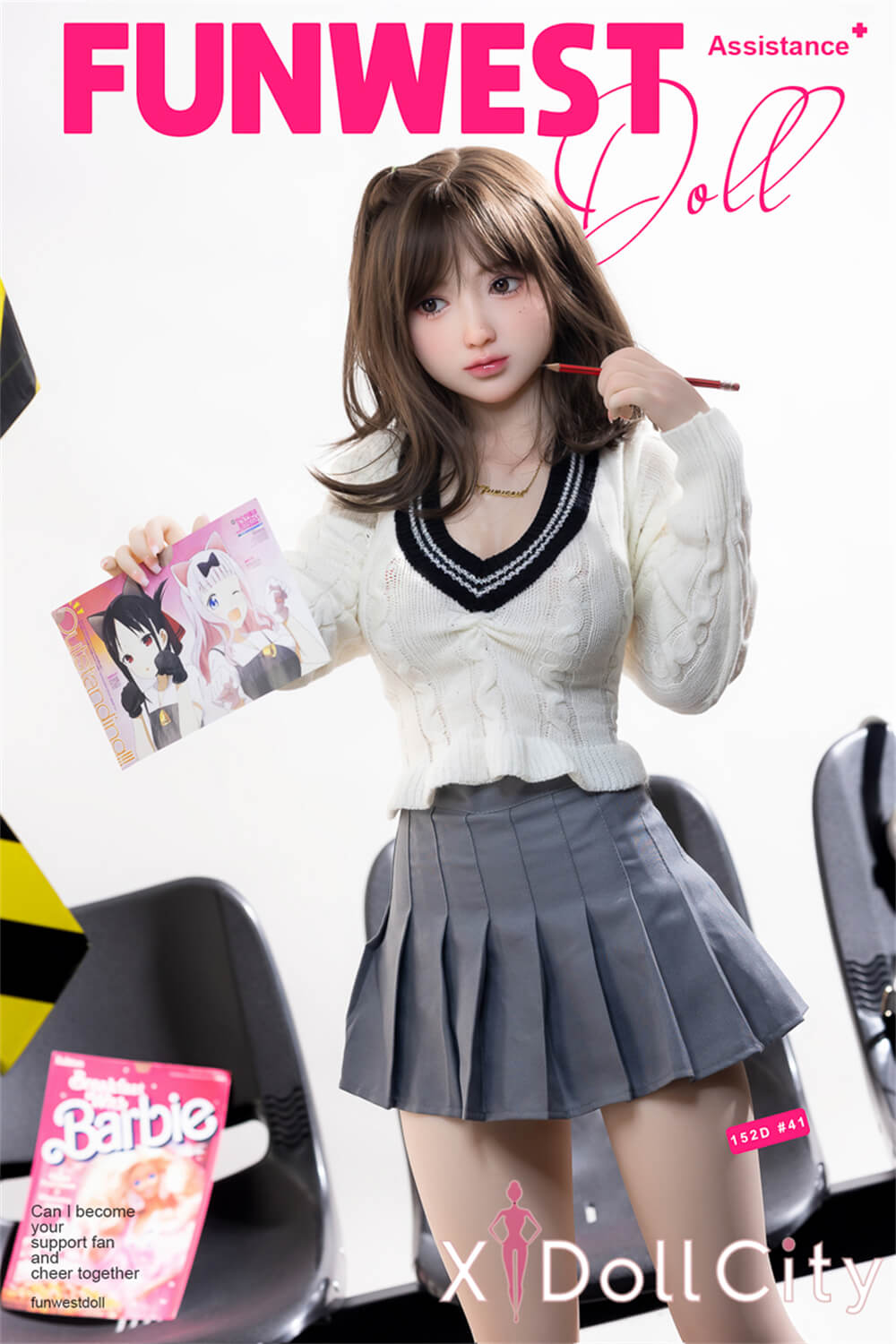 FunWest Doll Amy 152cm Dカップ #041 ホワイト肌 小動物系 楚々 愛嬌 ダッチワイフ