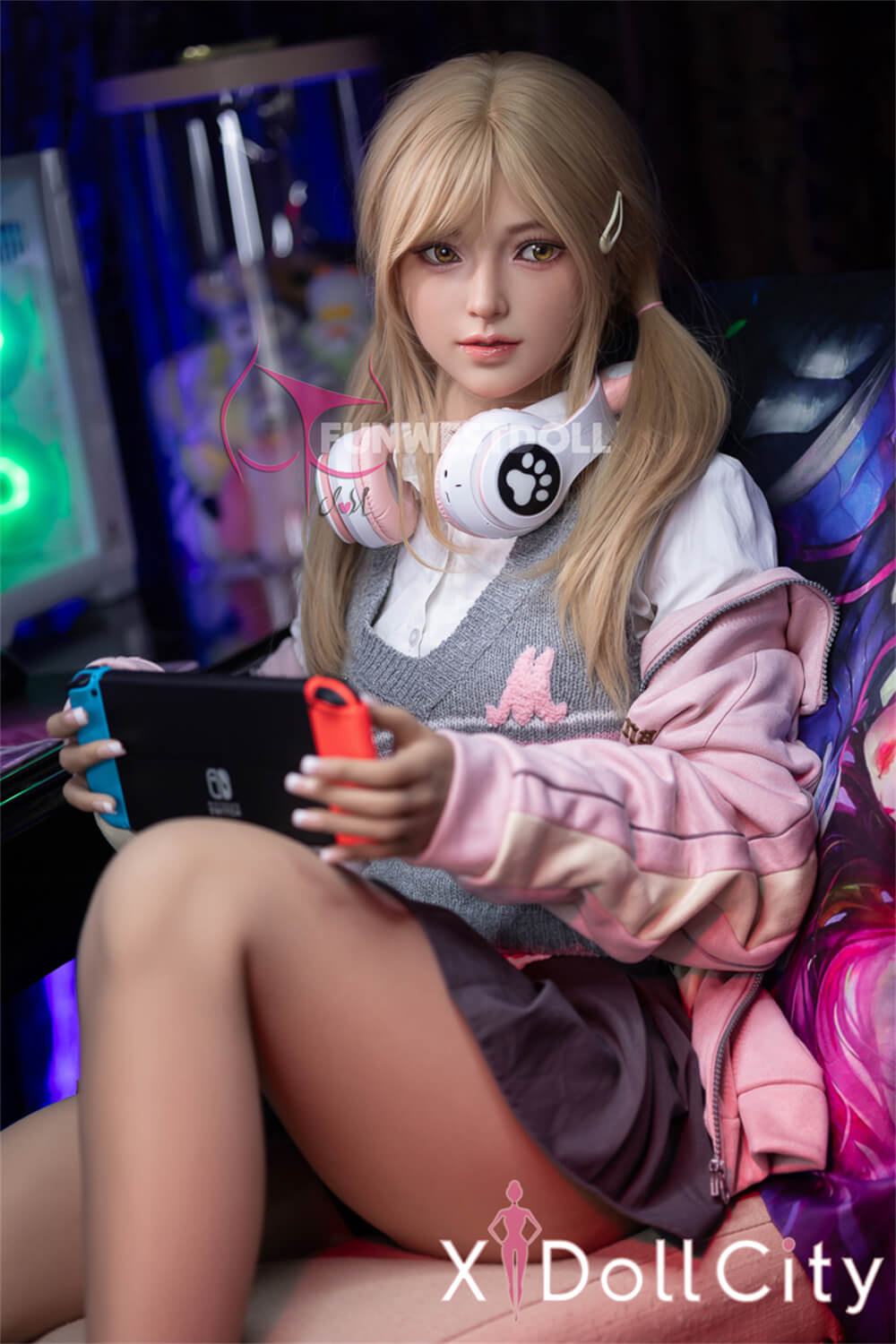 FunWest Doll Alice 159cm Aカップ Natural肌 #038 癒し系ゲーム少女 ラブドール