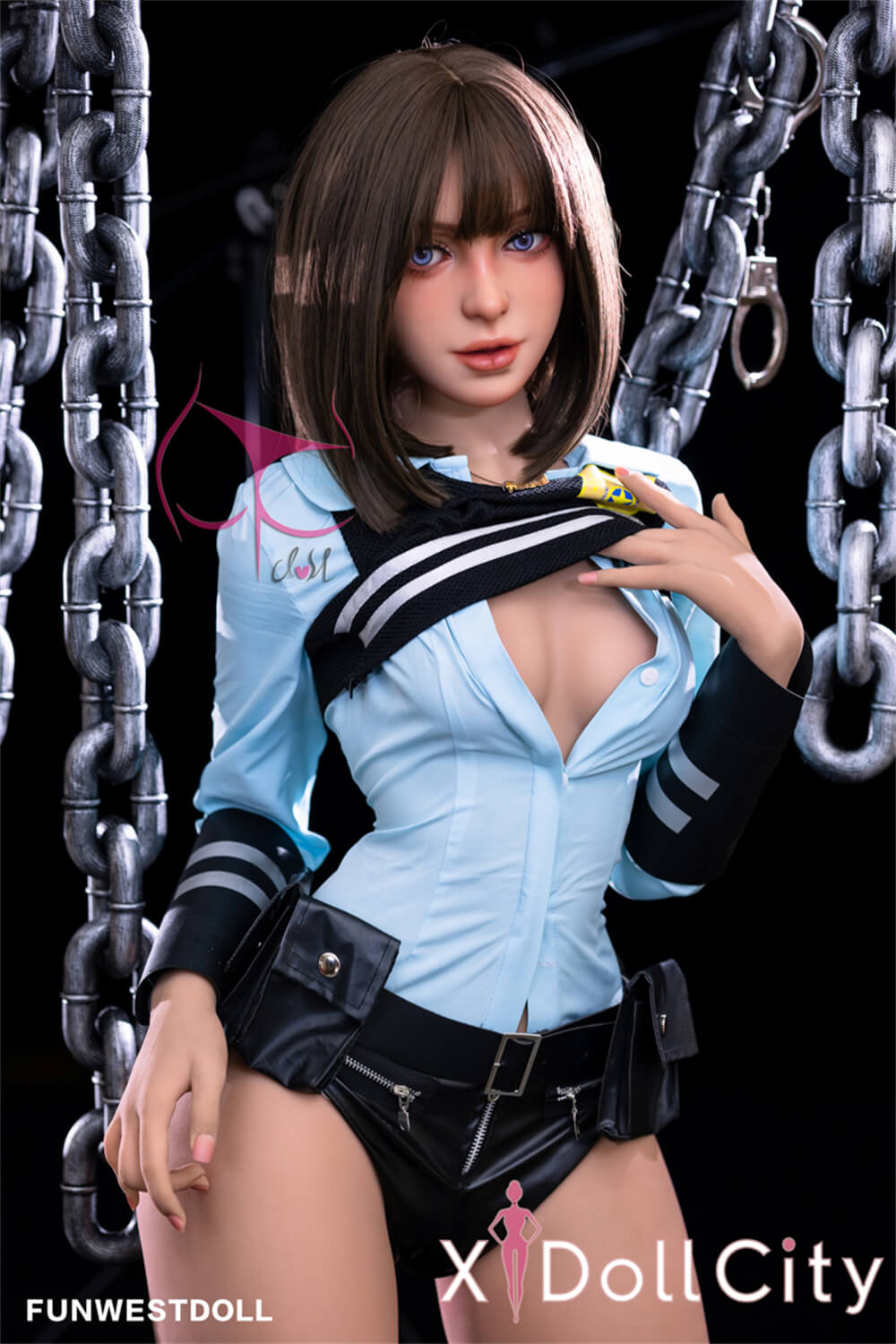 FunWest Doll Eudora #031 157cm Cカップ Natural肌 ウサギ警官 束縛プレイ コスプレ系 美乳 ラブドール