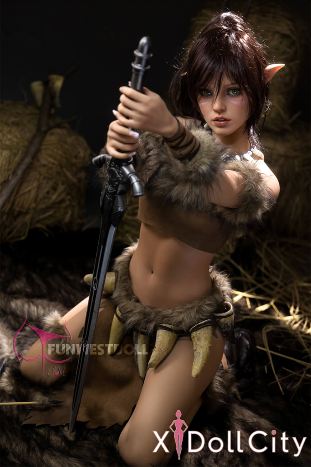 FunWest Doll Kylie #040 159cm Aカップ Natural肌 ワイルド ちっぱい ラブドール