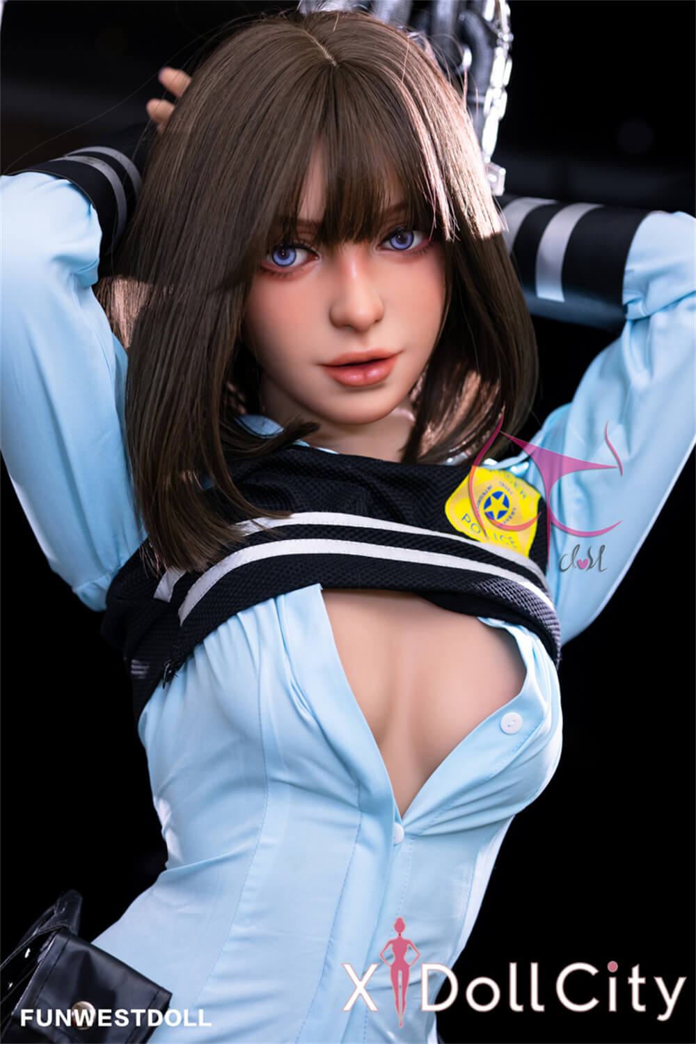 FunWest Doll Eudora #031 157cm Cカップ Natural肌 ウサギ警官 束縛プレイ コスプレ系 美乳 ラブドール