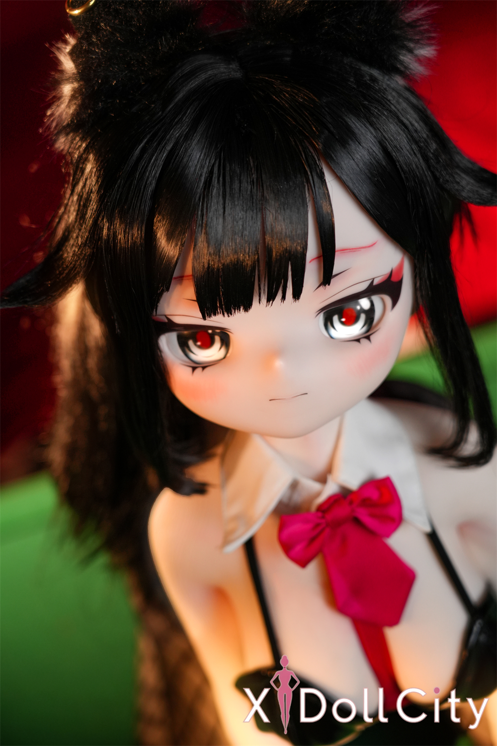 MW Girl (魔物姫)  7kg 星雅ヘッド 掲載画像はレジンヘッド+シリコンボディ 肌色&眼球色&メイク&ウィッグ&衣装は宣材写真と同じ 成人スタイルラブドール ビリヤードガールコスプレ刺青付き可愛い美少女アニメドール