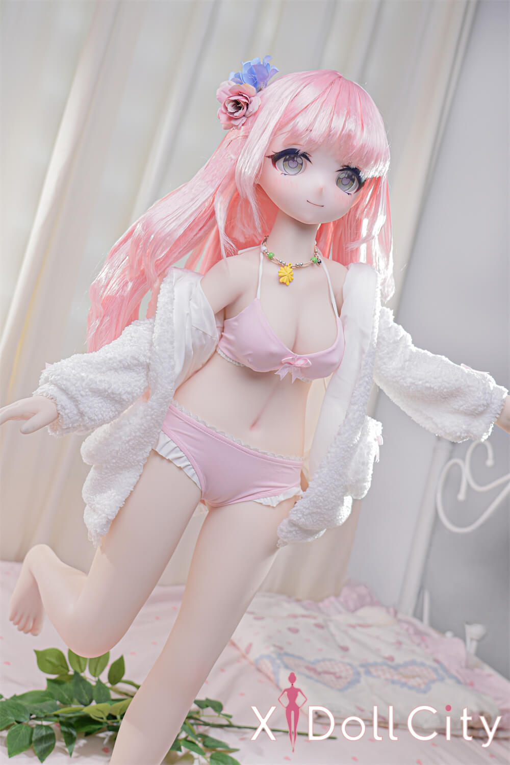 MW Girl(魔物姫) 7kg 微花 掲載画像はレジンヘッド+シリコンボディ 肌色&眼球色&メイク&ウィッグ&衣装は宣材写真と同じ 成人スタイルラブドール アニメドール 甘美