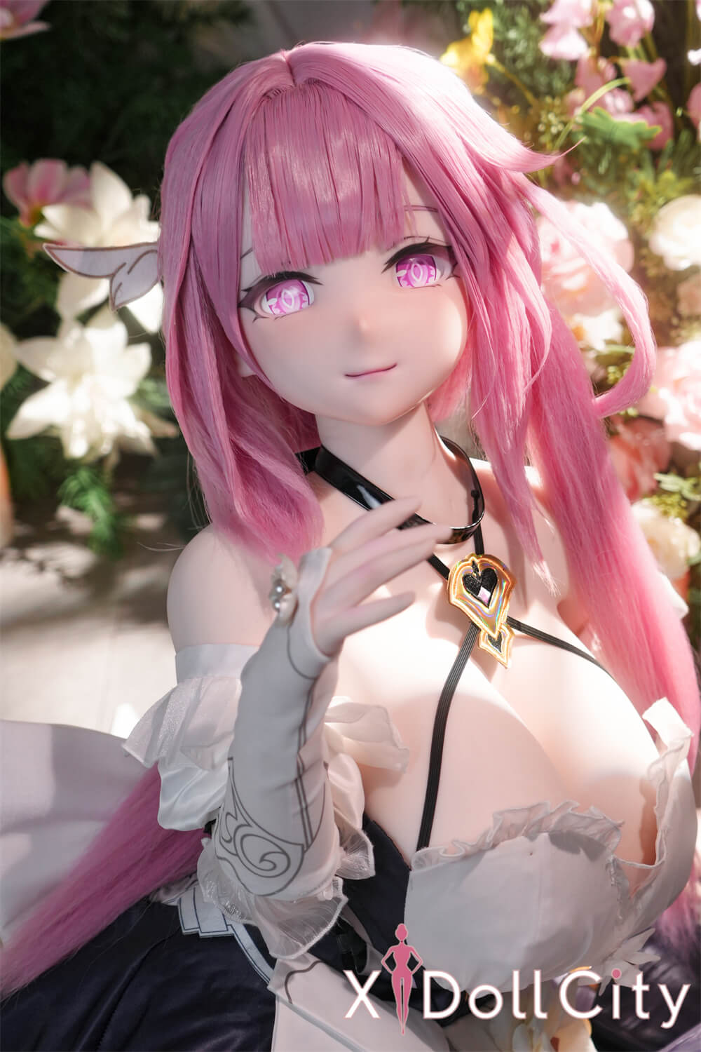 MW Girl(魔物姫) 愛莉 22.5kg 巨乳 6kg 掲載画像はシリコンヘッド+TPEボディ 肌色&眼球色&メイク&ウィッグ&衣装は宣材写真と同じ 成人スタイルラブドール