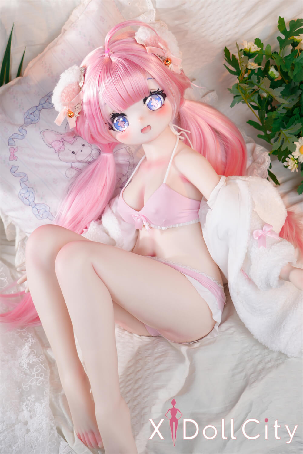 MW Girl （魔物姫）7kg 安可（アンコ）アニメドール 掲載画像はレジンヘッド+シリコンボディ 肌色＆眼球色＆メイク＆ウィッグ＆衣装は宣材写真と同じ 成人スタイルラブドール