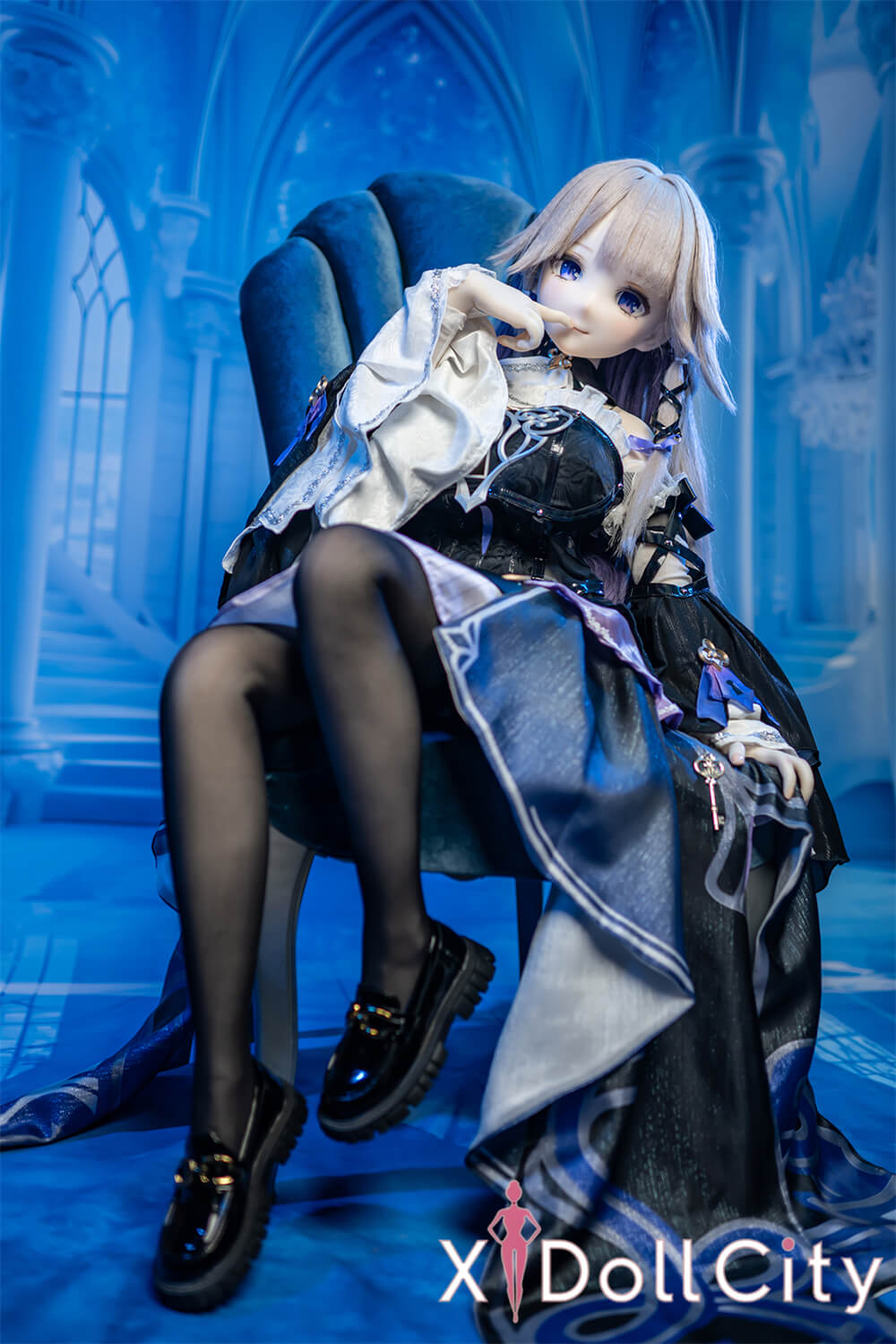 MW Girl (魔物姫)  24kg 大黒塔 巨乳 魔女 掲載画像はフルシリコン 肌色&眼球色&メイク&ウィッグ&衣装は宣材写真と同じ 成人スタイルラブドール 2.5次元アニメ系キャラクターコスプレリアルドール