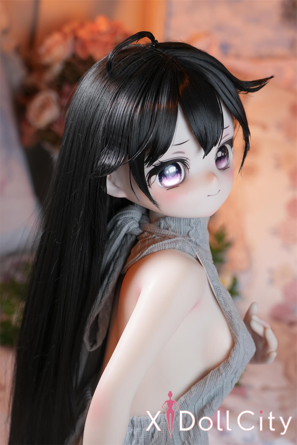 MW Girl (魔物姫)7kg 雅子(まさこ)アニメドール 掲載画像はレジンヘッド+シリコンボディ 肌色&眼球色&メイク&ウィッグ&衣装は宣材写真と同じ 成人スタイルラブドール