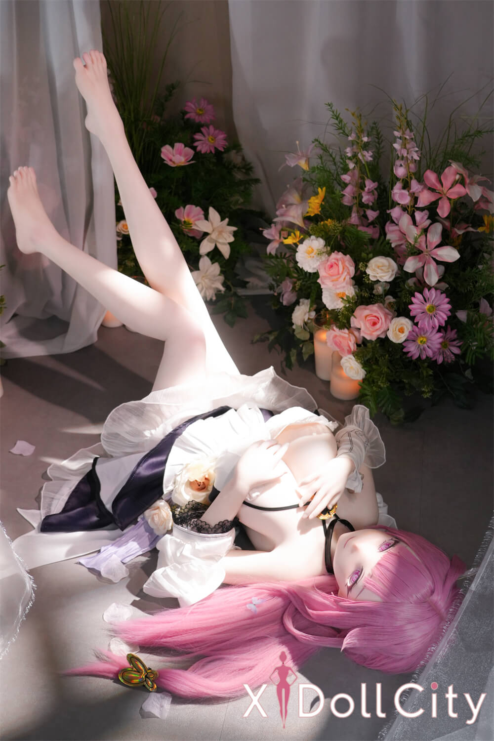 MW Girl(魔物姫) 愛莉 22.5kg 巨乳 6kg 掲載画像はシリコンヘッド+TPEボディ 肌色&眼球色&メイク&ウィッグ&衣装は宣材写真と同じ 成人スタイルラブドール