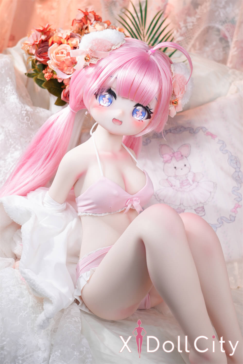 MW Girl （魔物姫）7kg 安可（アンコ）アニメドール 掲載画像はレジンヘッド+シリコンボディ 肌色＆眼球色＆メイク＆ウィッグ＆衣装は宣材写真と同じ 成人スタイルラブドール
