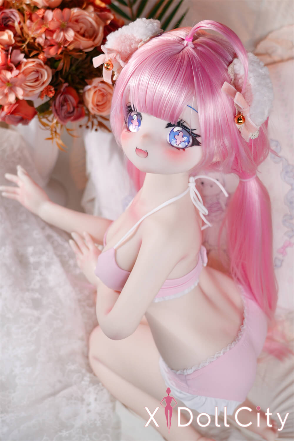 MW Girl （魔物姫）7kg 安可（アンコ）アニメドール 掲載画像はレジンヘッド+シリコンボディ 肌色＆眼球色＆メイク＆ウィッグ＆衣装は宣材写真と同じ 成人スタイルラブドール